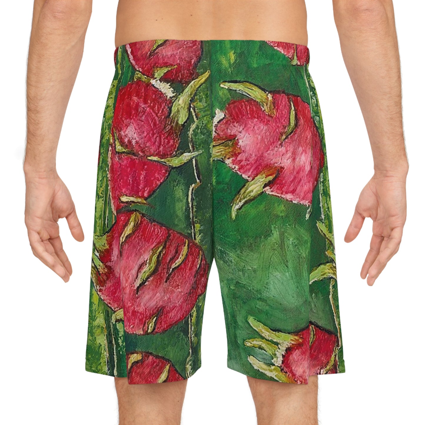 Dragon Fruit Flavored Basketball Shorts