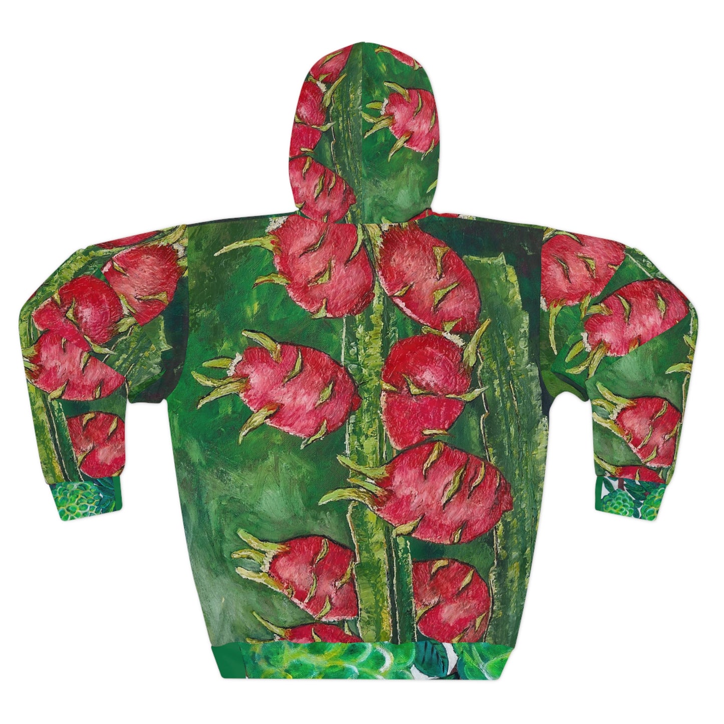 Gotta Love Me Some Dragon Fruit! Unisex Pullover Hoodie (AOP)