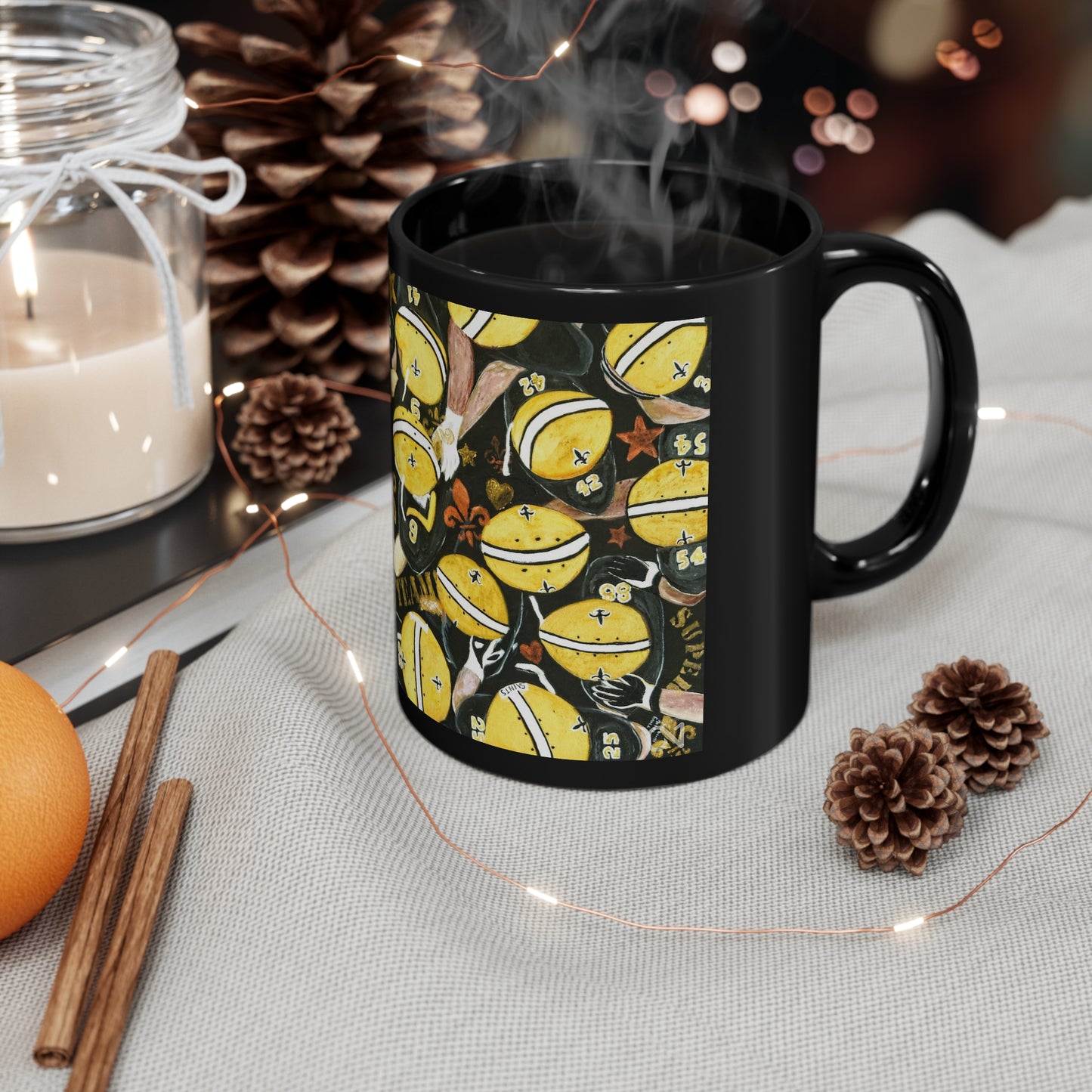 11oz Black Mug