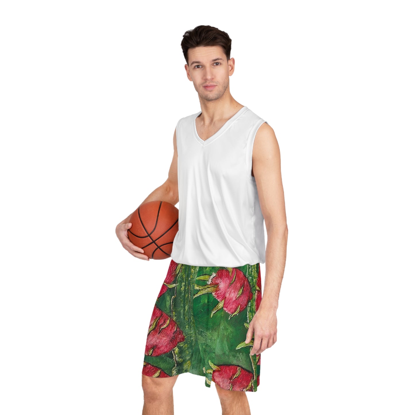 Dragon Fruit Flavored Basketball Shorts