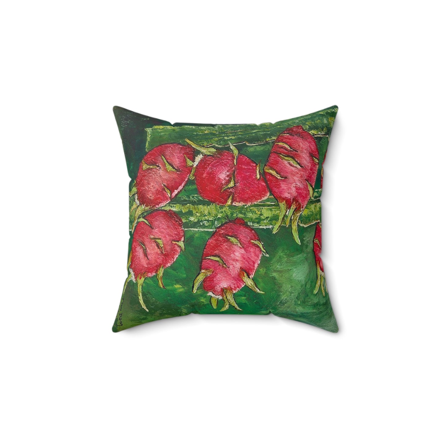 Dragon Fruit flavored - Spun Polyester Square Pillow