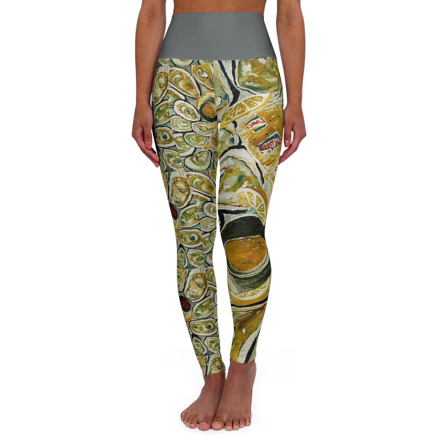 High Waisted Yoga Leggings (AOP)
