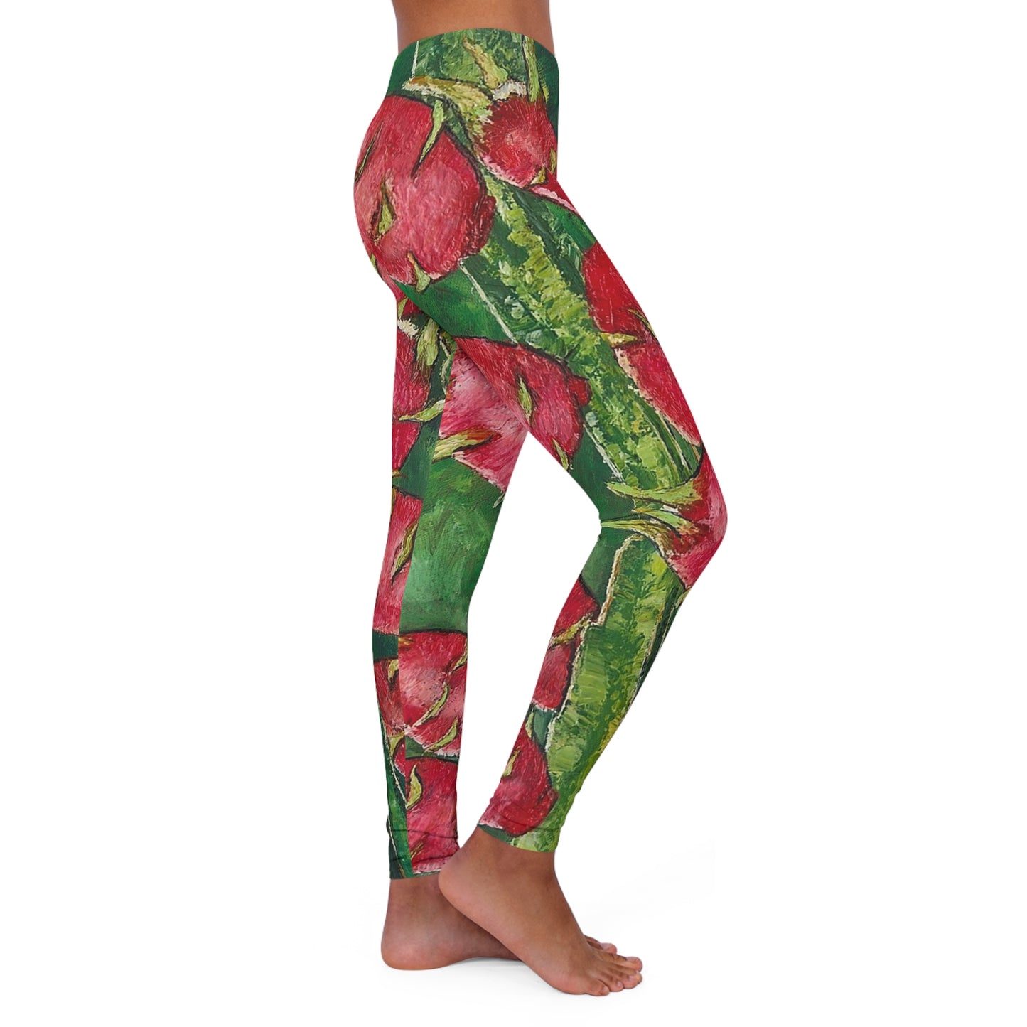Dragon Fruit Women's Spandex Leggings (AOP)