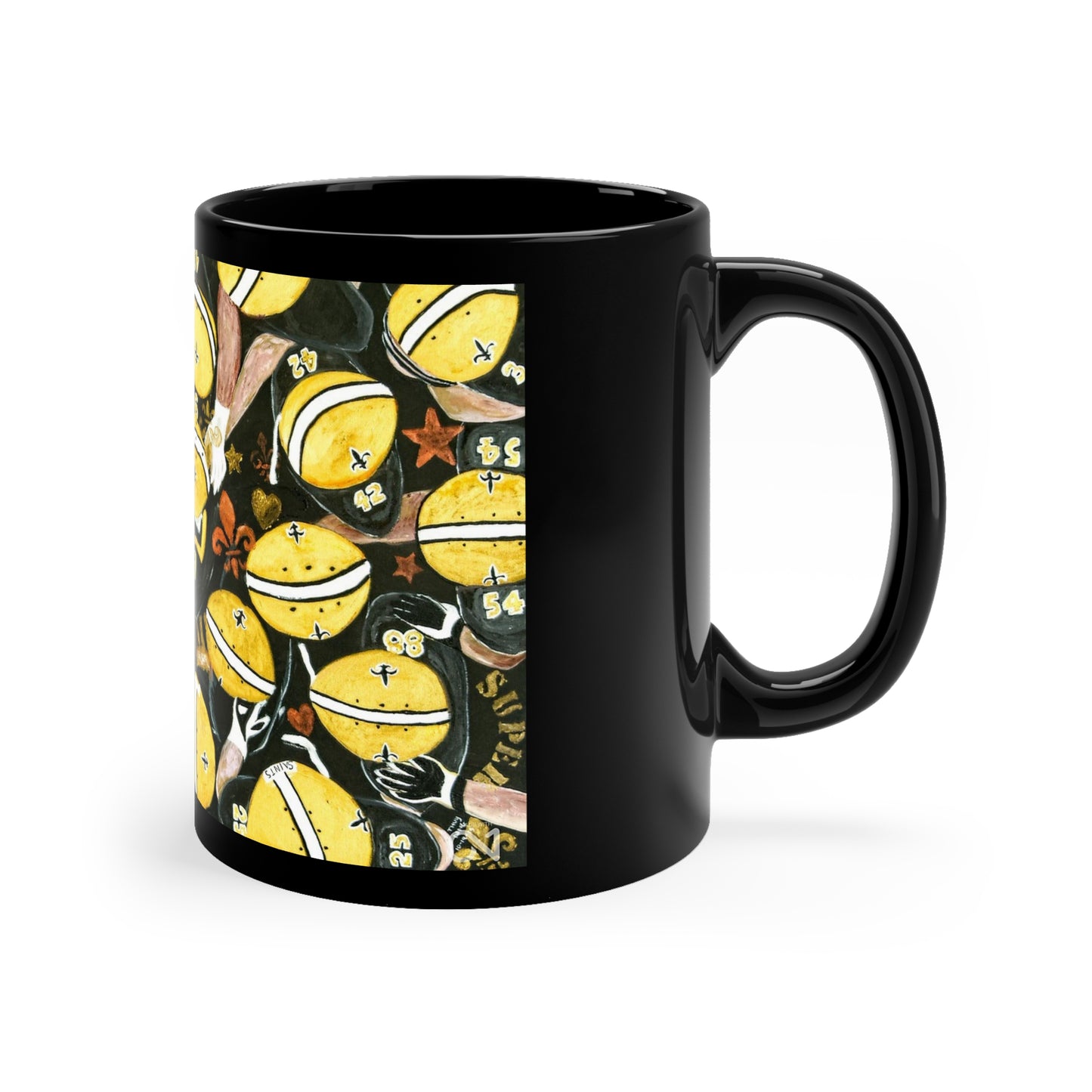 11oz Black Mug