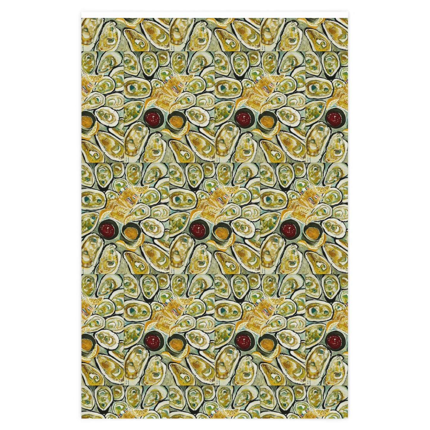"Throw me, give me somethin' mister!" Oysterz Wrapping Paper