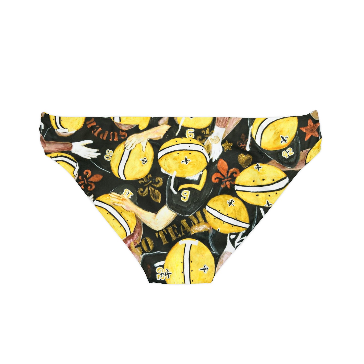 Who Dat! Designer Loop Tie Side Bikini Bottoms!