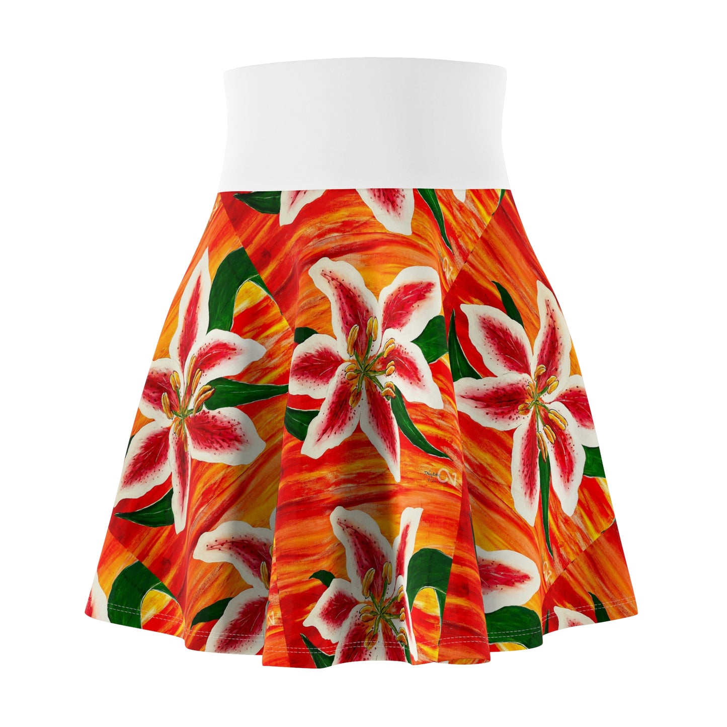 Orchidified Women's Skater Skirt (AOP)