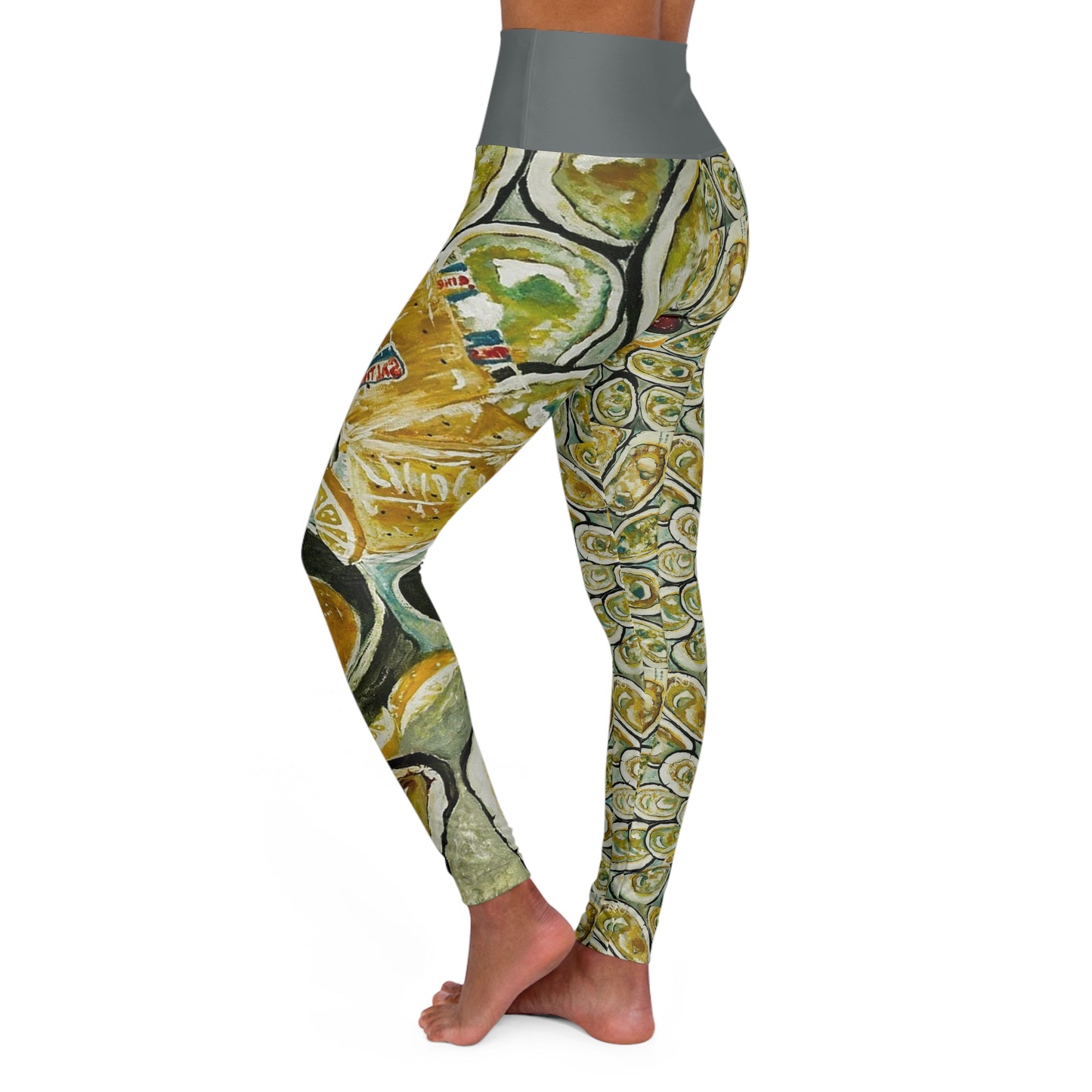 High Waisted Yoga Leggings (AOP)