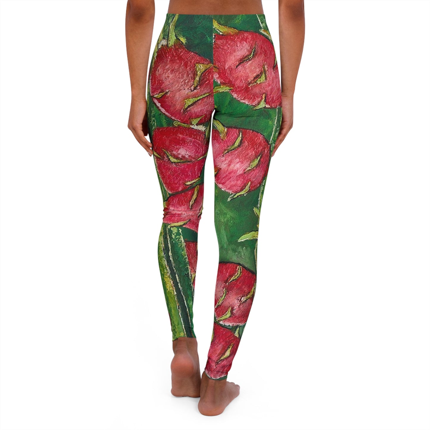 Dragon Fruit Women's Spandex Leggings (AOP)