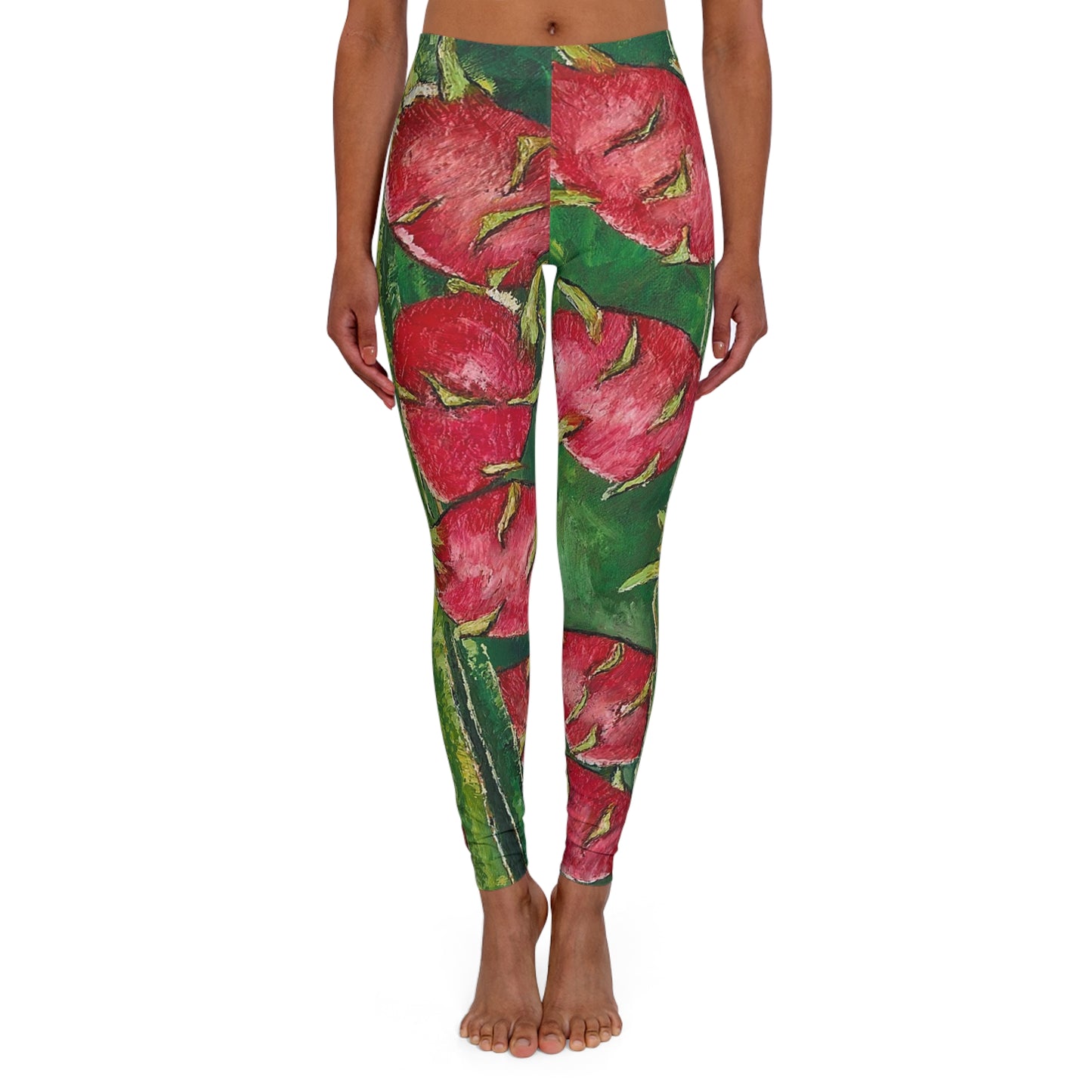 Dragon Fruit Women's Spandex Leggings (AOP)