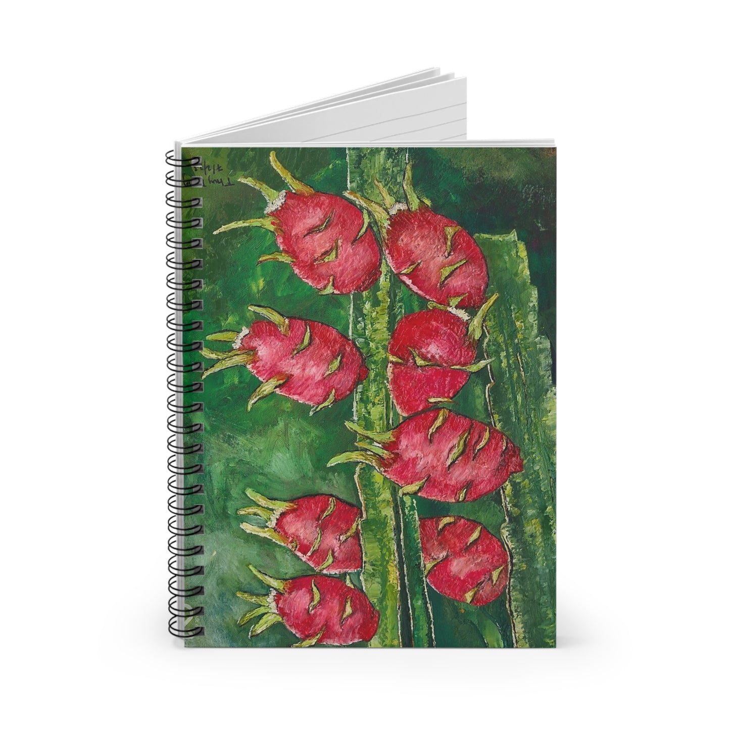 Dragon Fruit Tropical Feel Spiral Notebook - Ruled Line