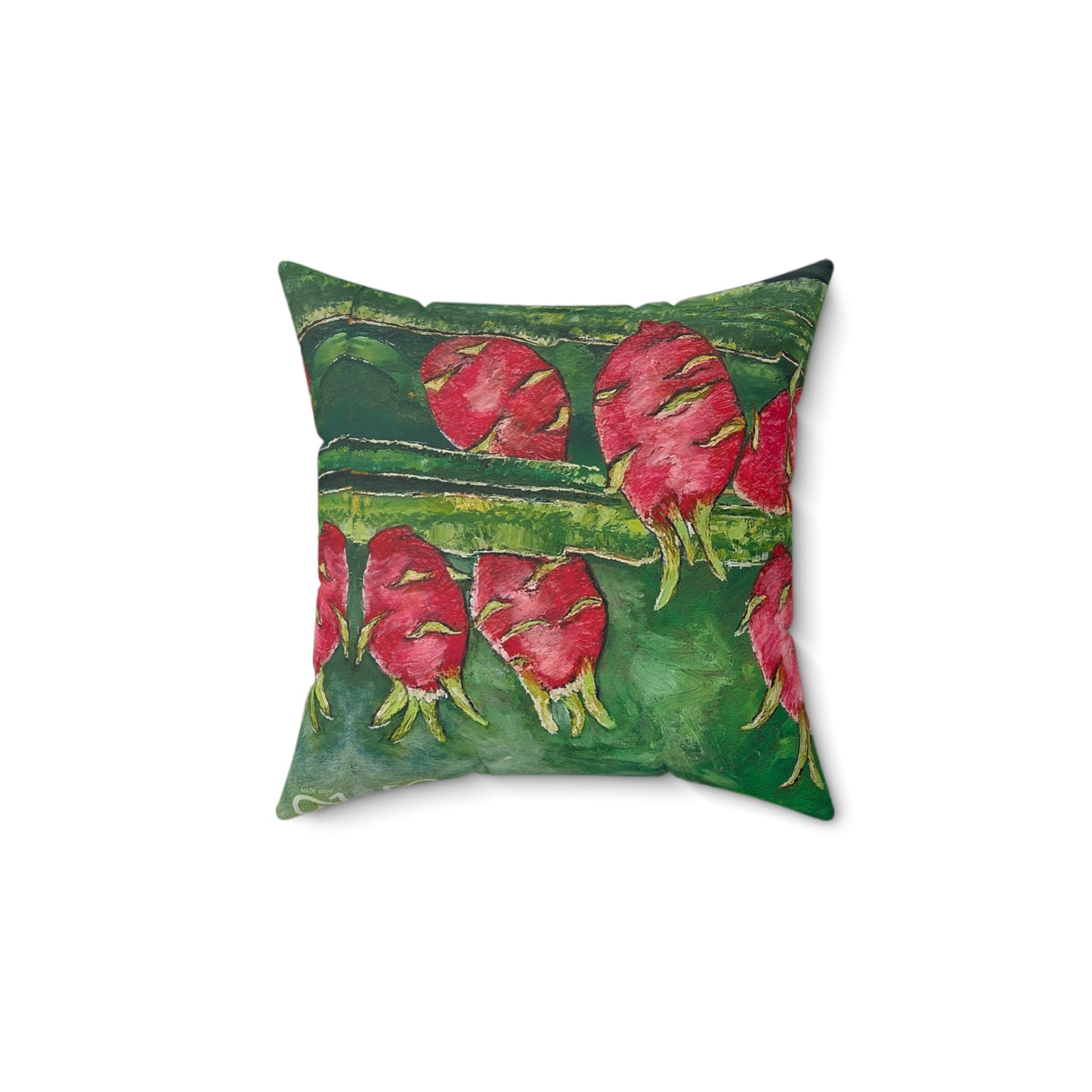 Dragon Fruit flavored - Spun Polyester Square Pillow