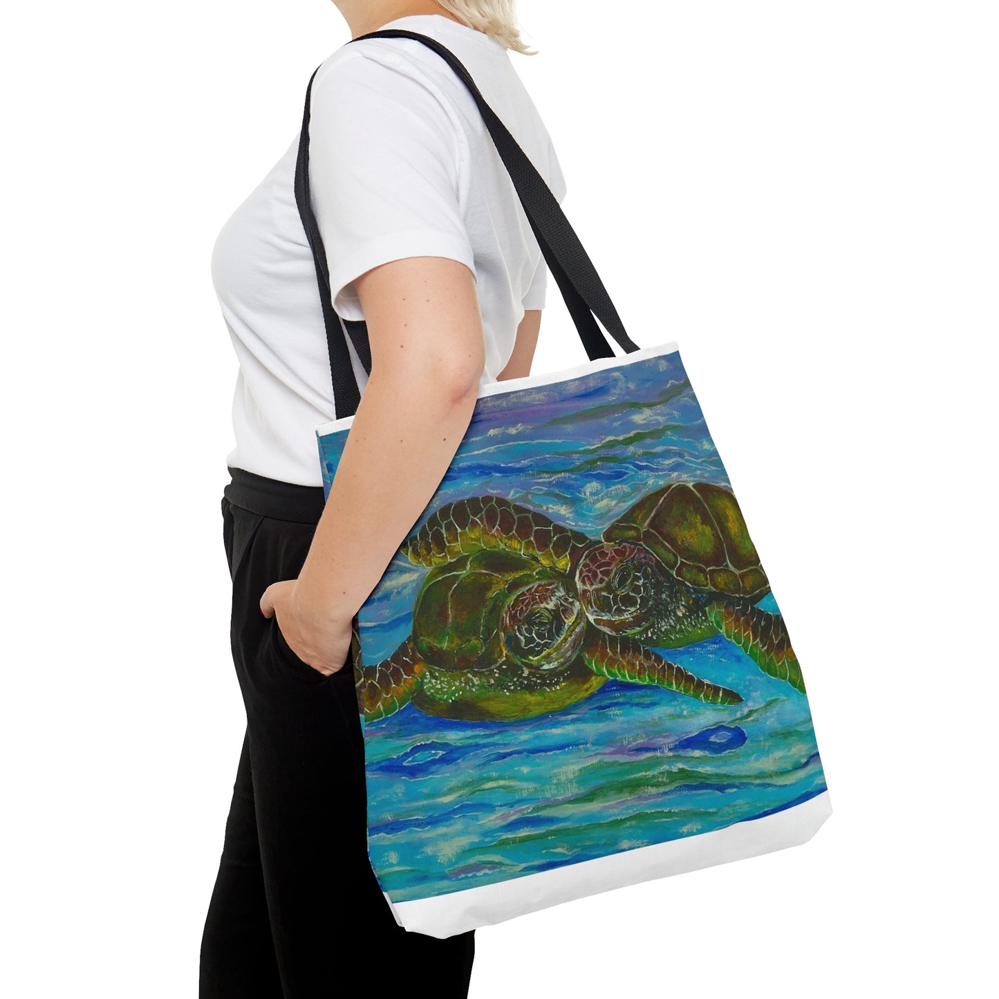 Hawaiian Turtle Tote Bag (AOP)