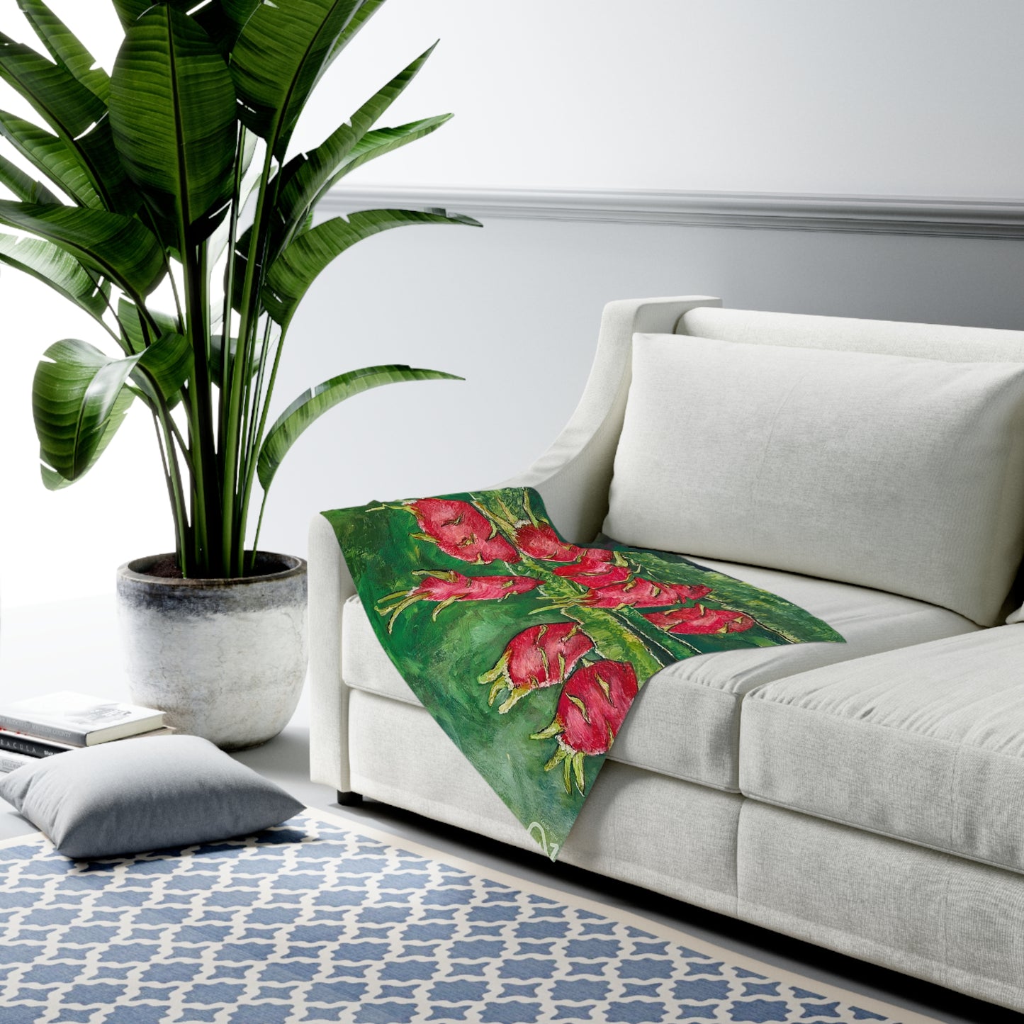 Dragon Fruit Baby Swaddle Blanket