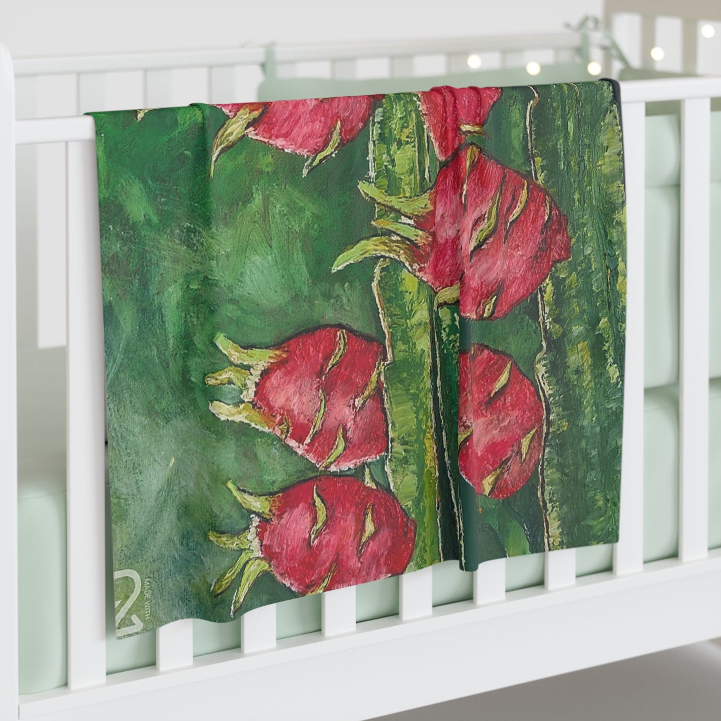Dragon Fruit Baby Swaddle Blanket